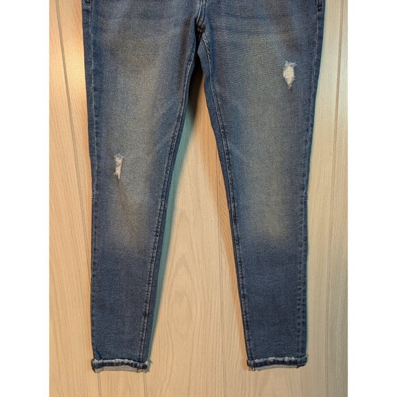 Kancan Womens Estilo Stretch Skinny Denim  blue Jeans Mid-Rise 5/26 - Picture 3 of 10